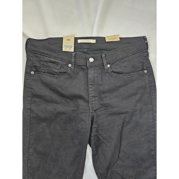 Levi's Classic Straight Black Size 12 Women's - Picture 6 of 10